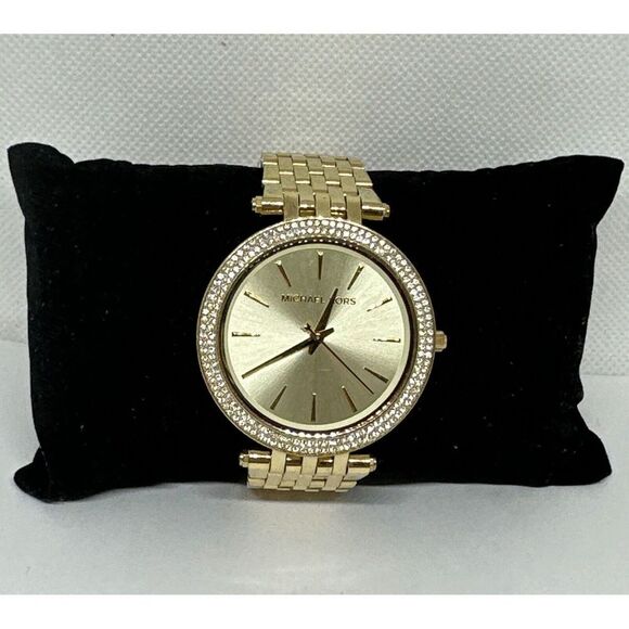 Michael Kors Darci MK3191 Women's Gold Stainless Steel Analog Dial Watch NUL13 - Picture 1 of 11